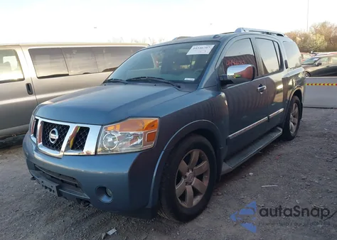 2010 Nissan Armada Titanium from USA, damaged, VIN 5N1BA0ND4AN605088